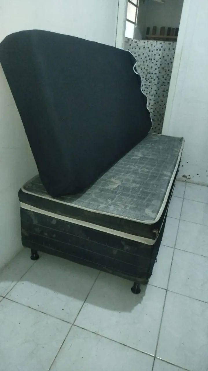 Cama box solteiro , com colchão , entrega grátis - Foto 4