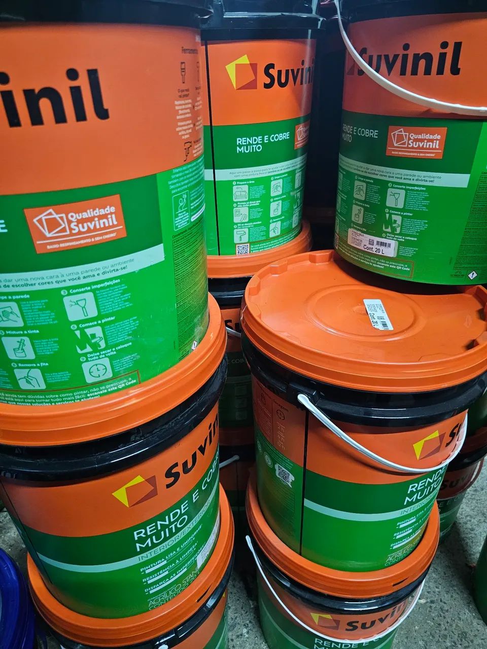 Suvinil 20 litrs gelo e neve 300 reais  - Foto 2