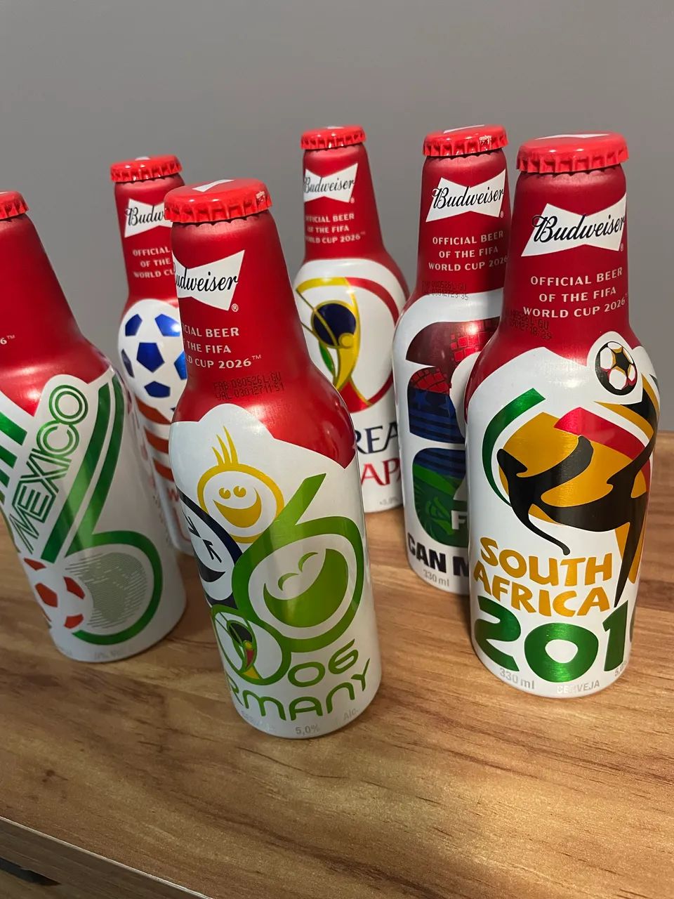 Cerveja Budweiser Edição Limitada Copa 2026 Kit 6 Unid 330ml - Foto 2