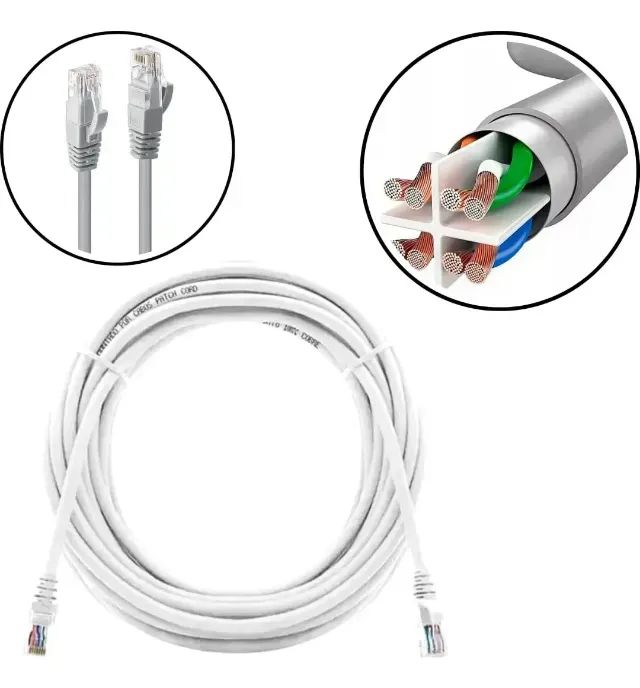 Cabo De Rede It-blue Le-313 Cat6 5m Branco Acinzentado - Foto 4