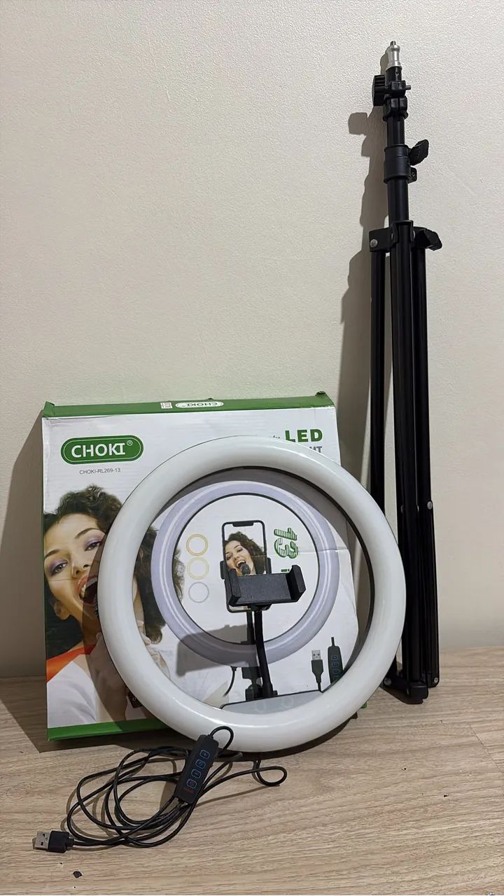 Kit Ring Light com suporte 