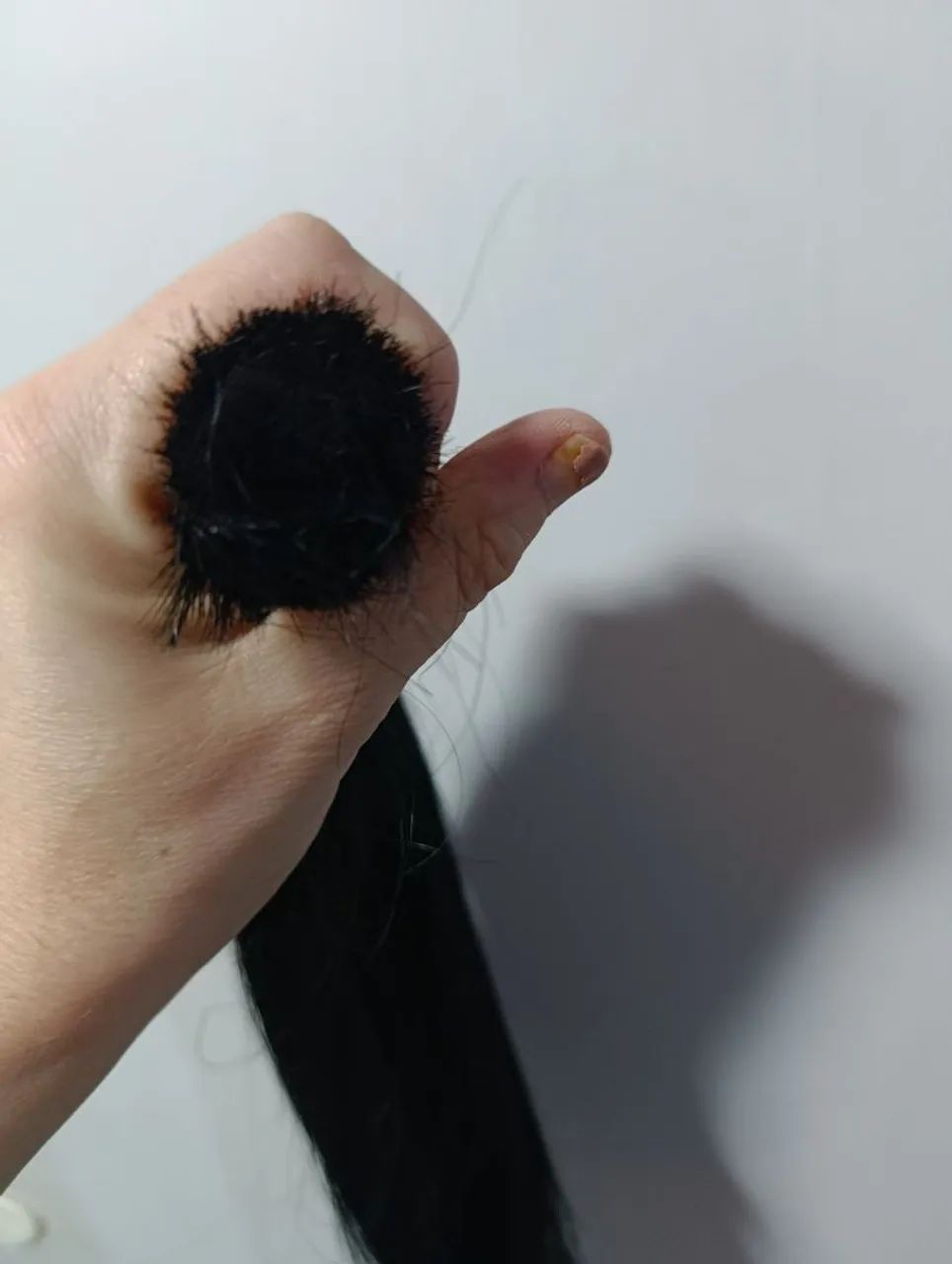 Cabelo Humano 37 cm longo forte super bem cuidado  - Foto 3