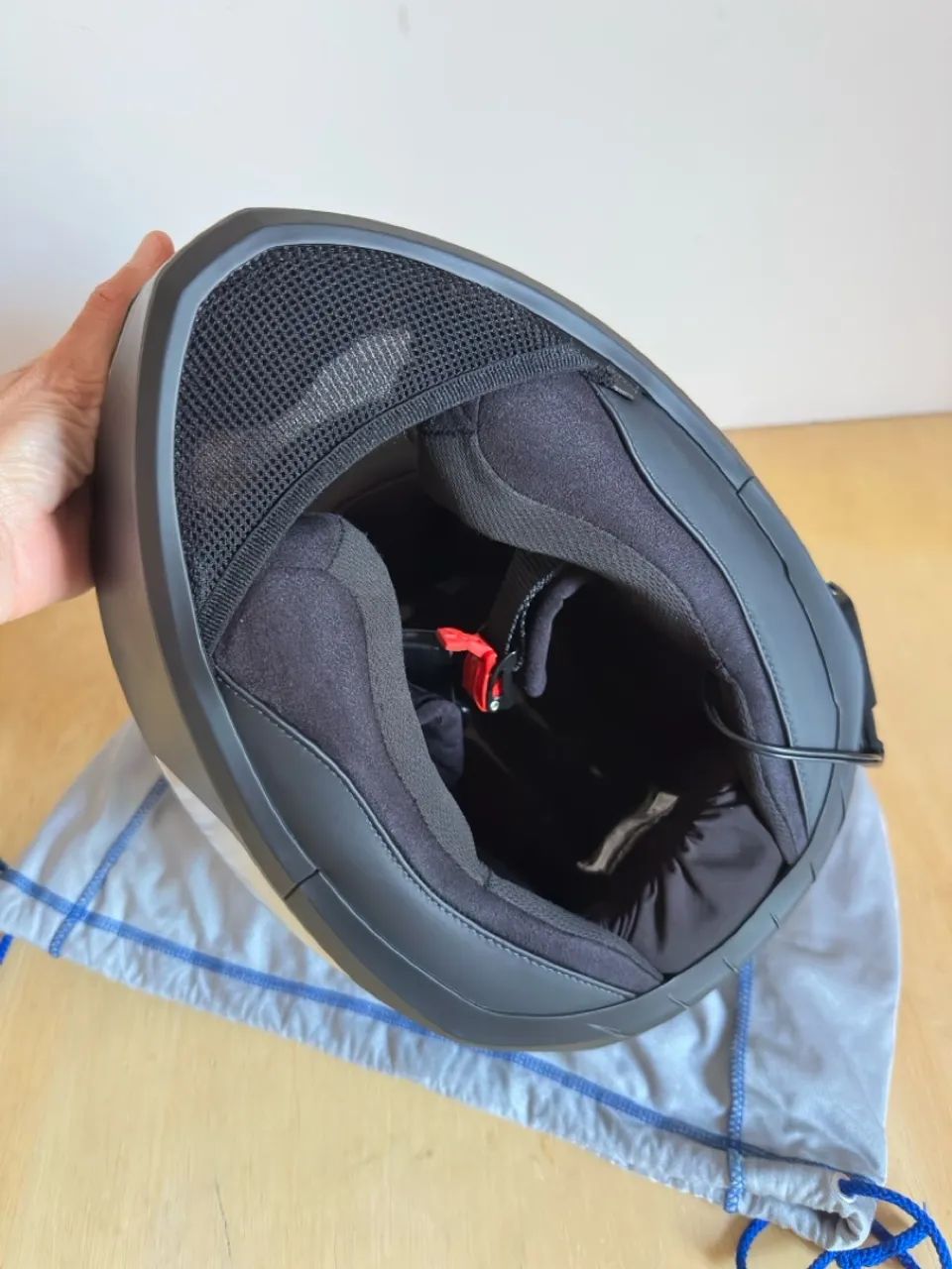 Capacete SHARK D-SKWAL 2 BLANC Tamanho 56 - Foto 3