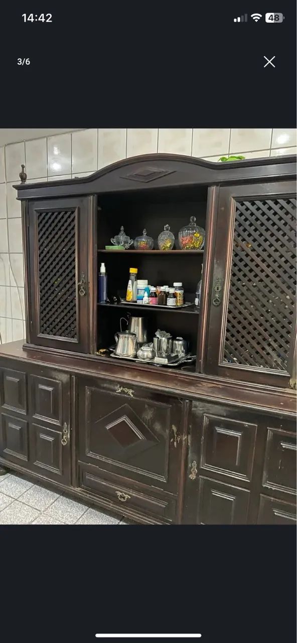 Armário de Sala ou Cozinha Madeira  - Foto 3