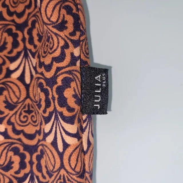 Saia estampada plus size - Usada uma  única vez - Foto 2