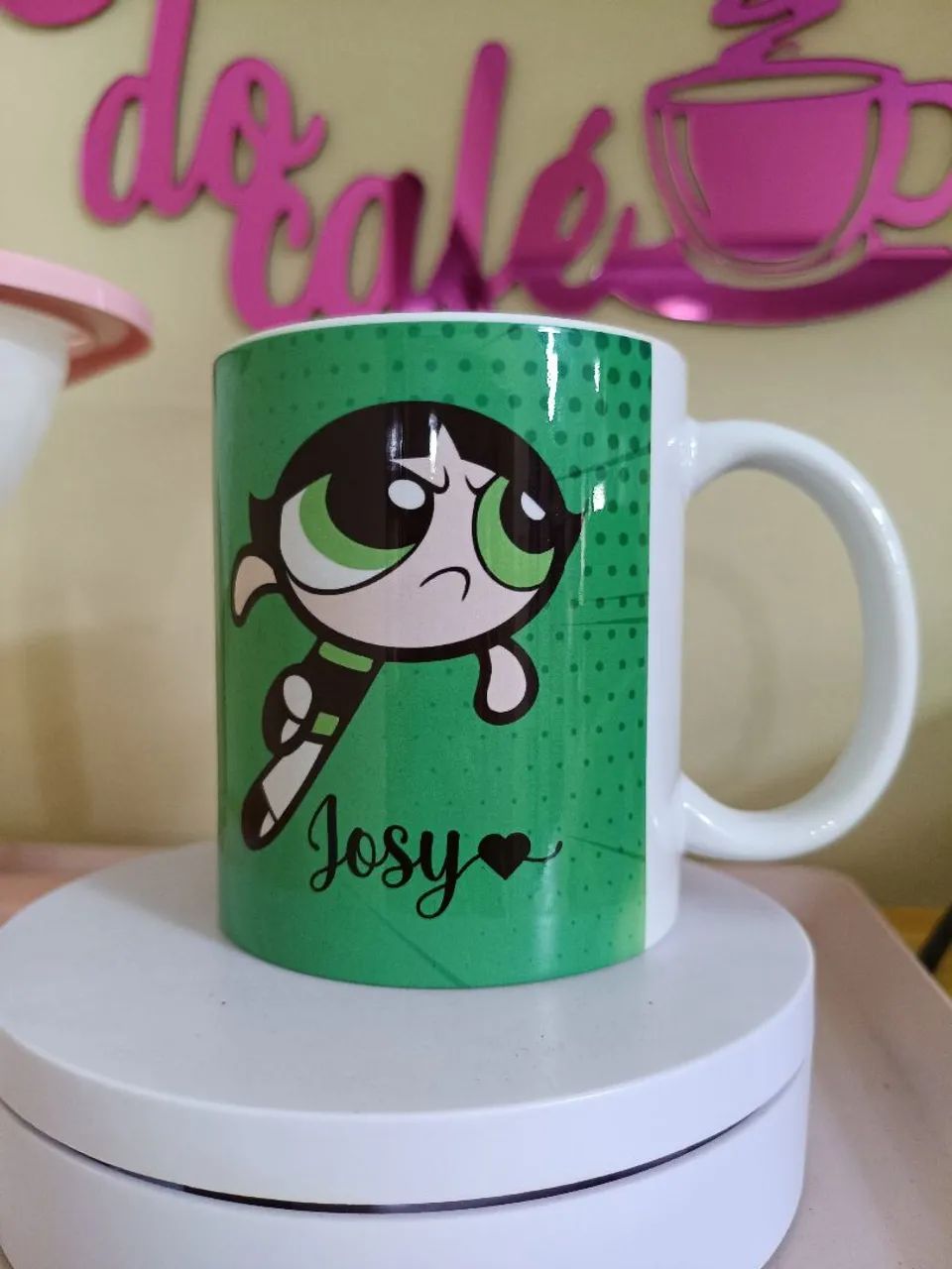 Caneca porcenala personalizada Meninas super poderosas Docinho - Foto 2