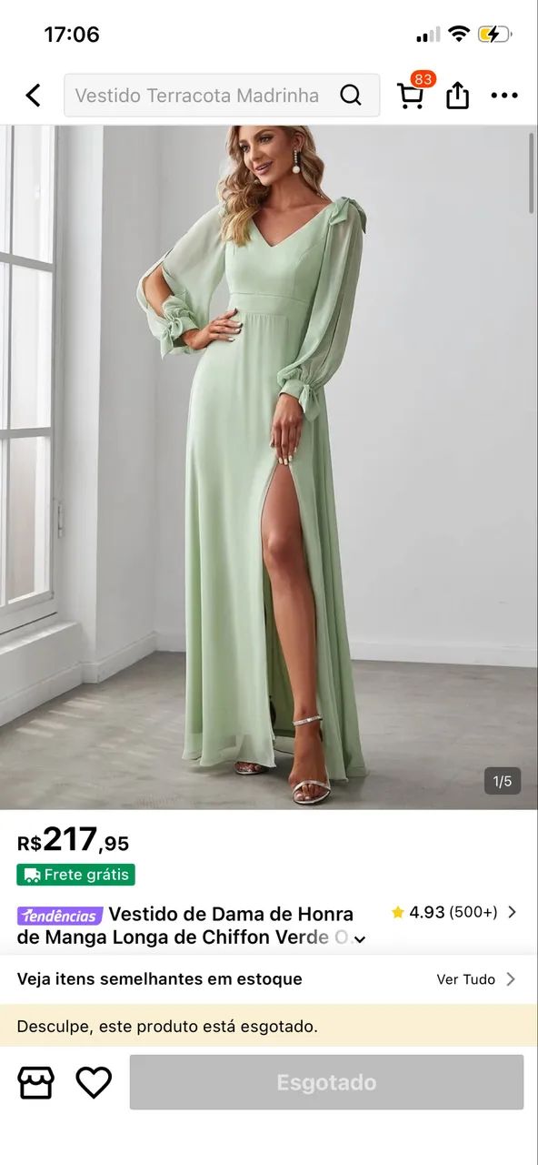 Vestido de festa 
