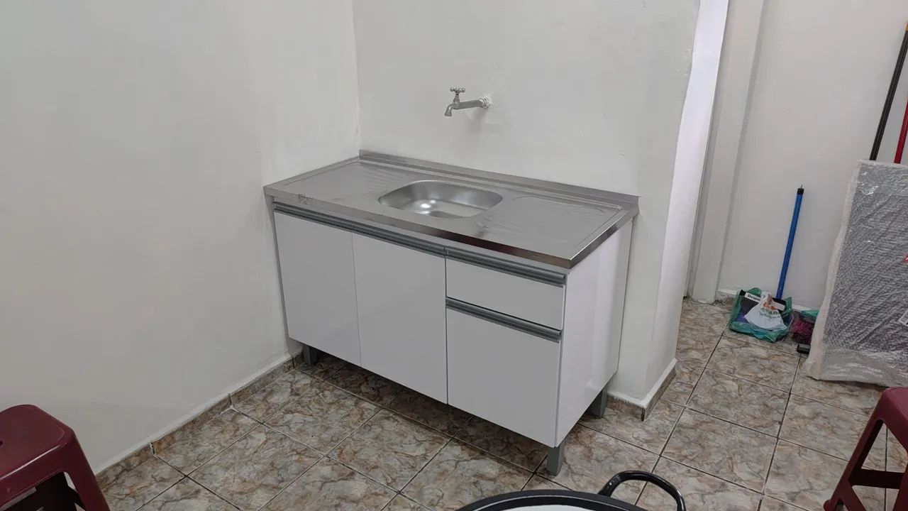 Gabinete com pia em inox  - Foto 2