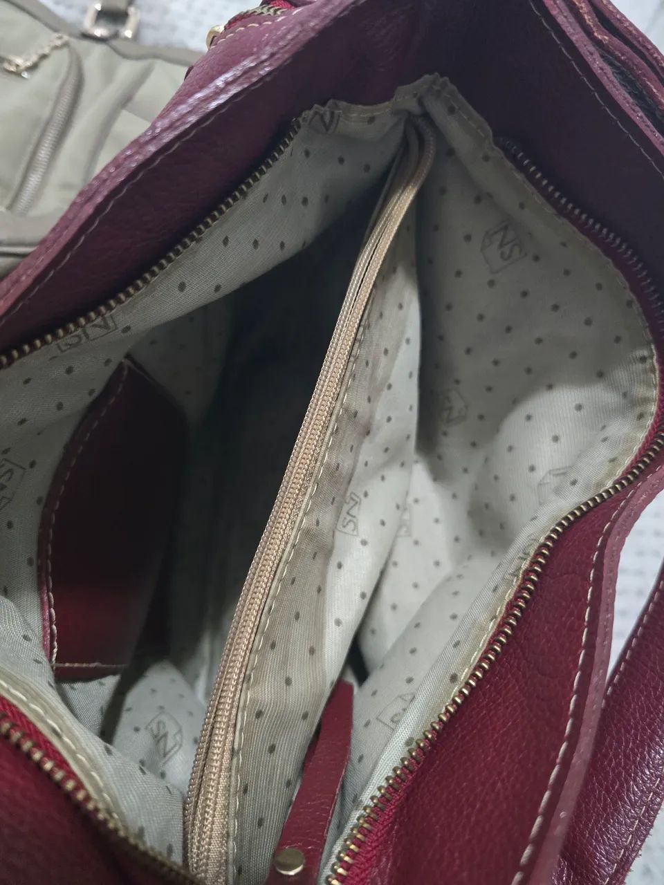 Bolsa Couro Legitimo Media