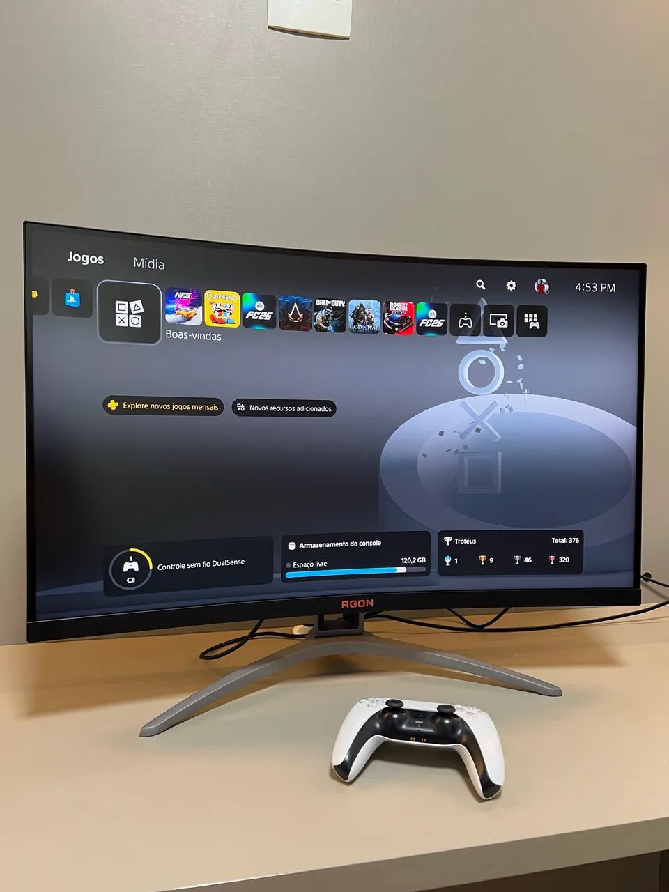 Monitor Gamer AOC Agon 32" Curvo - 165Hz - Foto 2