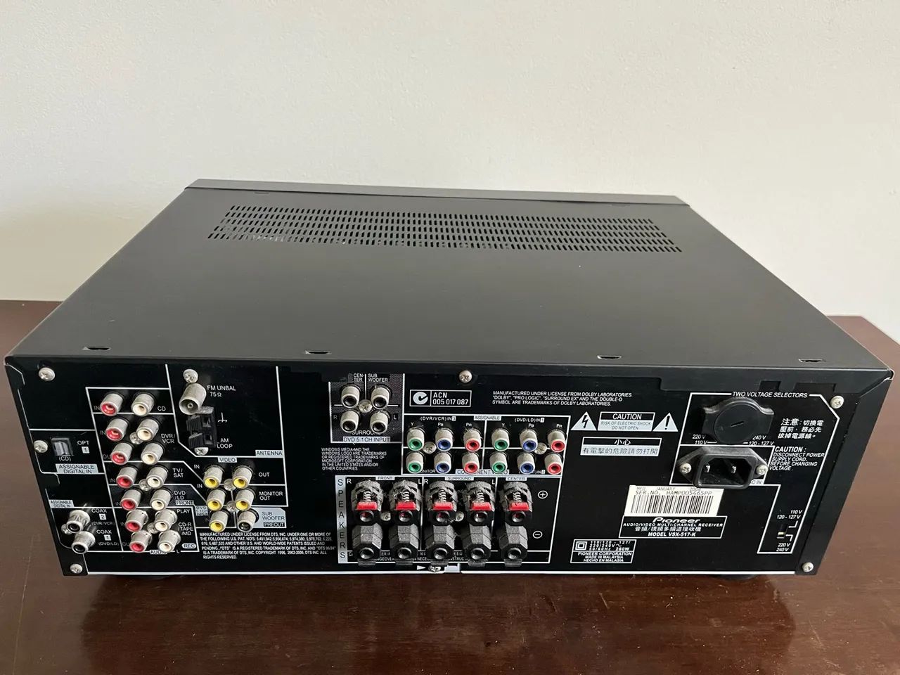 Receiver Pionner VSX - 517 Raridade  - Foto 4