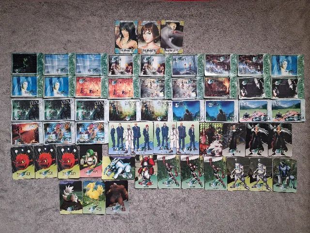 Cartas do jogo Final Fantasy da coleção Final Fantasy Art Museum