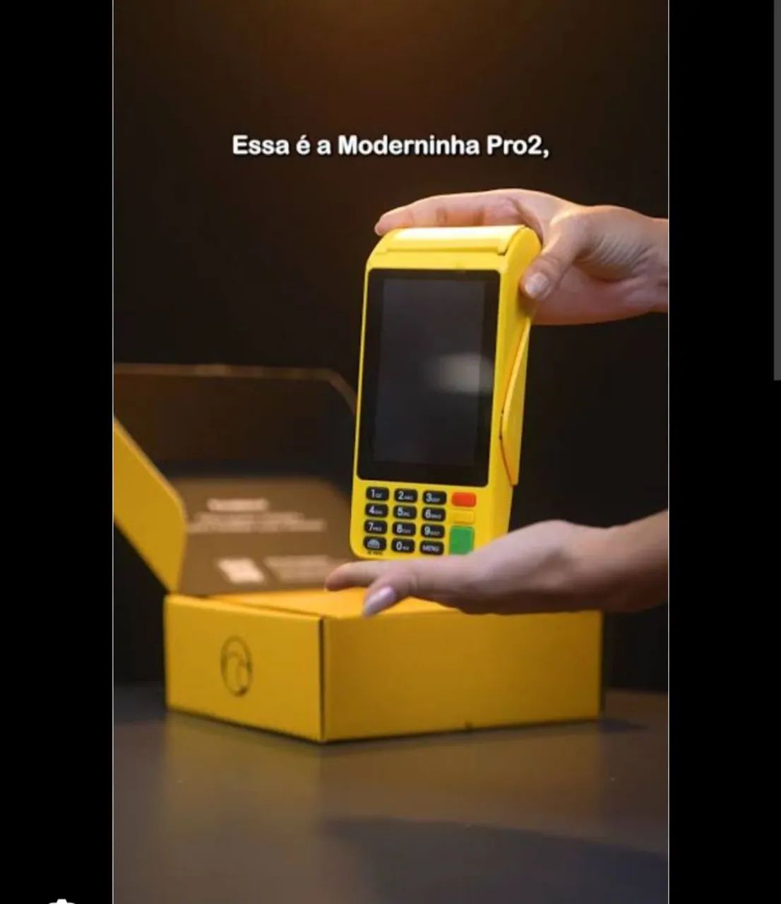 Máquina de cartão PagSeguro 