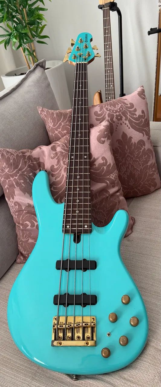 Baixo Yamaha BB605 Blue Up  - Foto 4