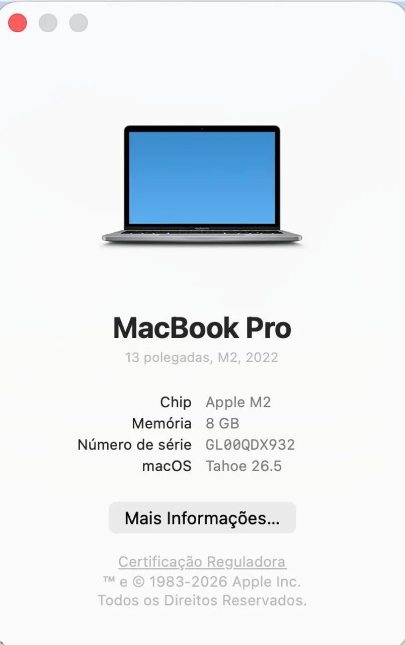 MacBook Pro M2 13? 2022 8GB / 256GB