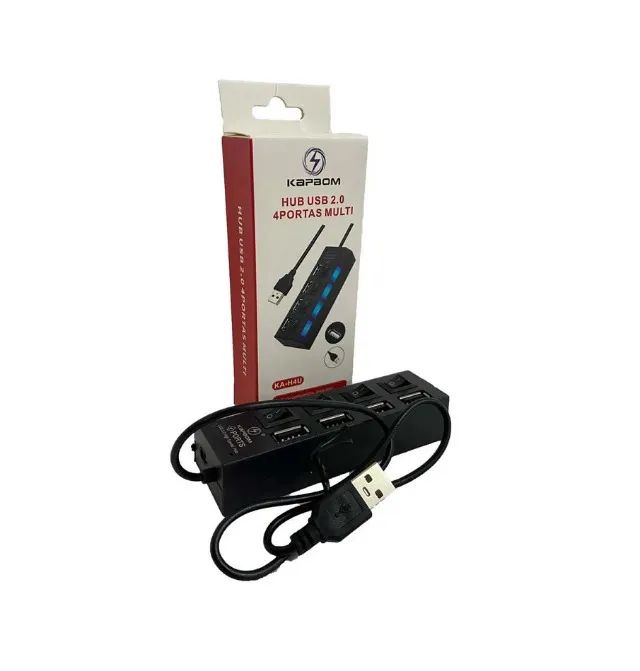 Hub Usb com 4 Portas Chaveado Kapbom - Foto 4