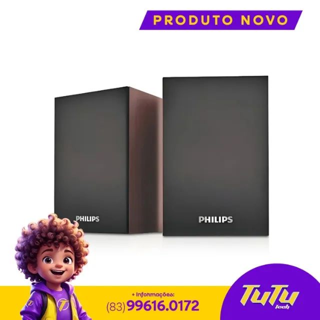 Caixas de Som Bluetooth Philips SPA20 - Lacrada