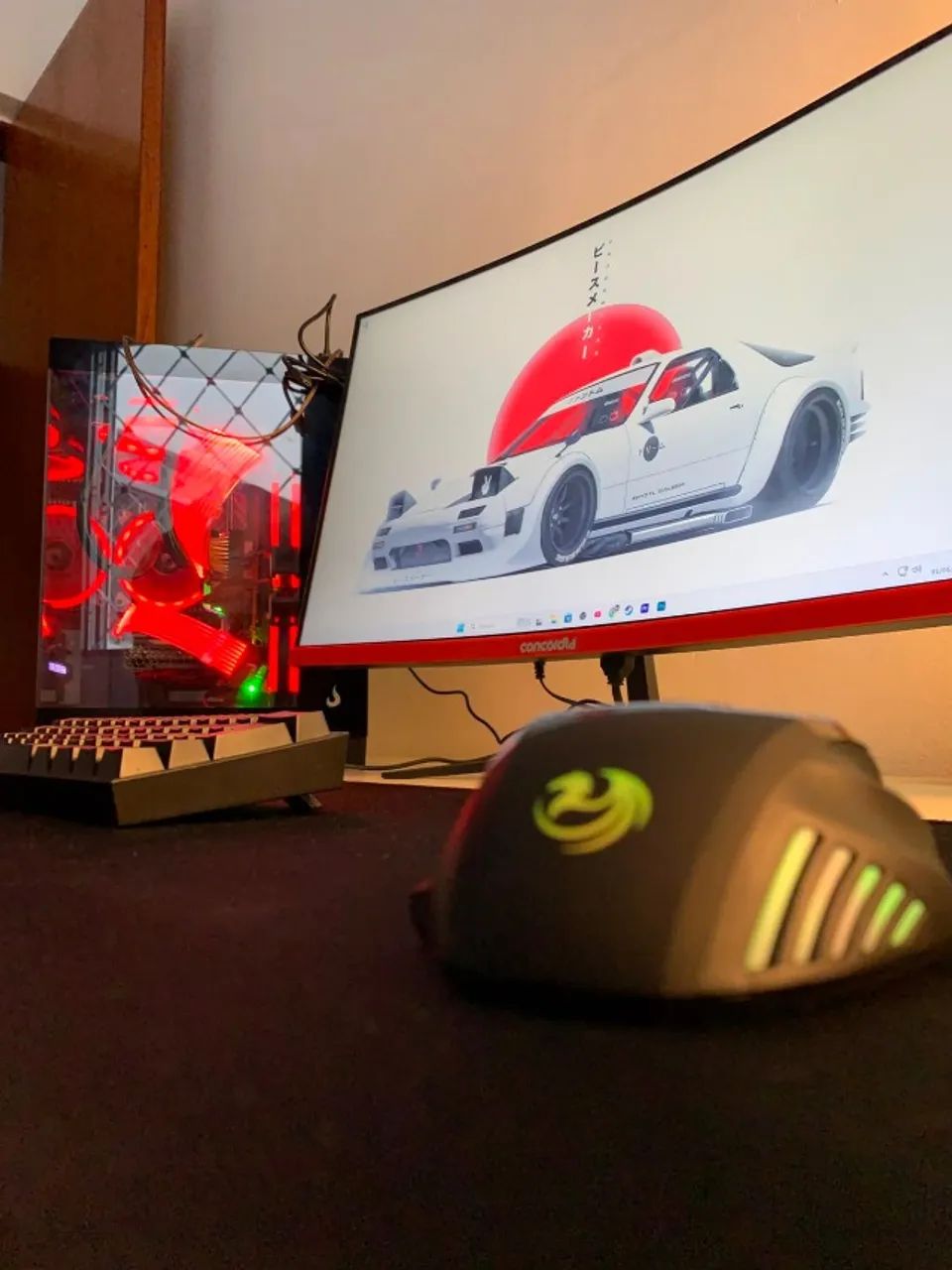 PC COMPLETO COM RTX3060 12GB 16GBDDR4 MONITOR CURVO - Foto 3