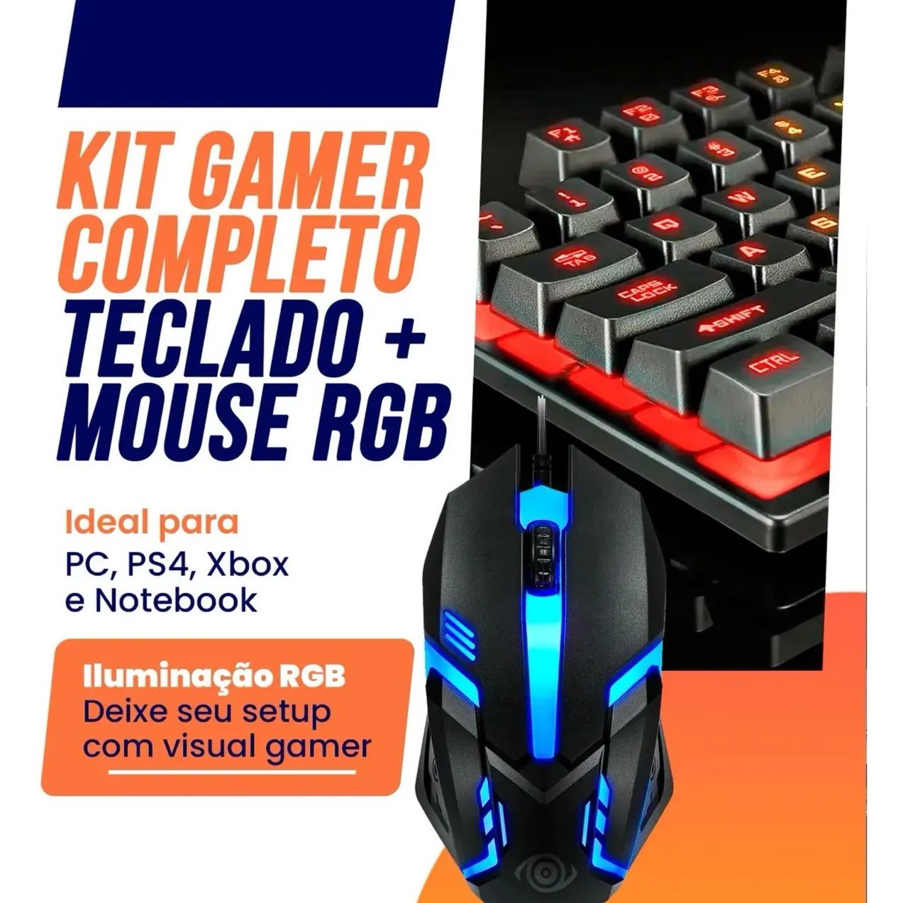 Kit teclado e mouse gamer  - Foto 4