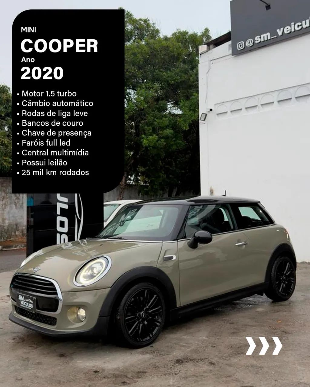 Mini Cooper 1.5 Turbo 12V 3P Aut. 2020