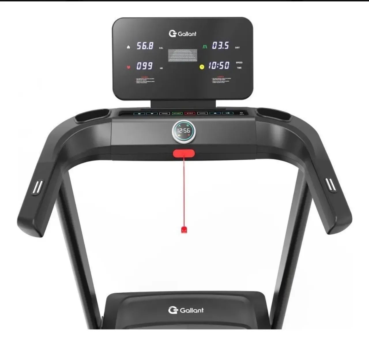 Esteira ergométrica gallant elite 2.8 Velocidade 16km 220 v ( comprada dia 16 abril) - Foto 2
