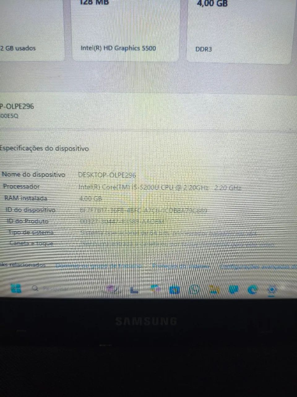 Notebook Samsung  - Foto 2