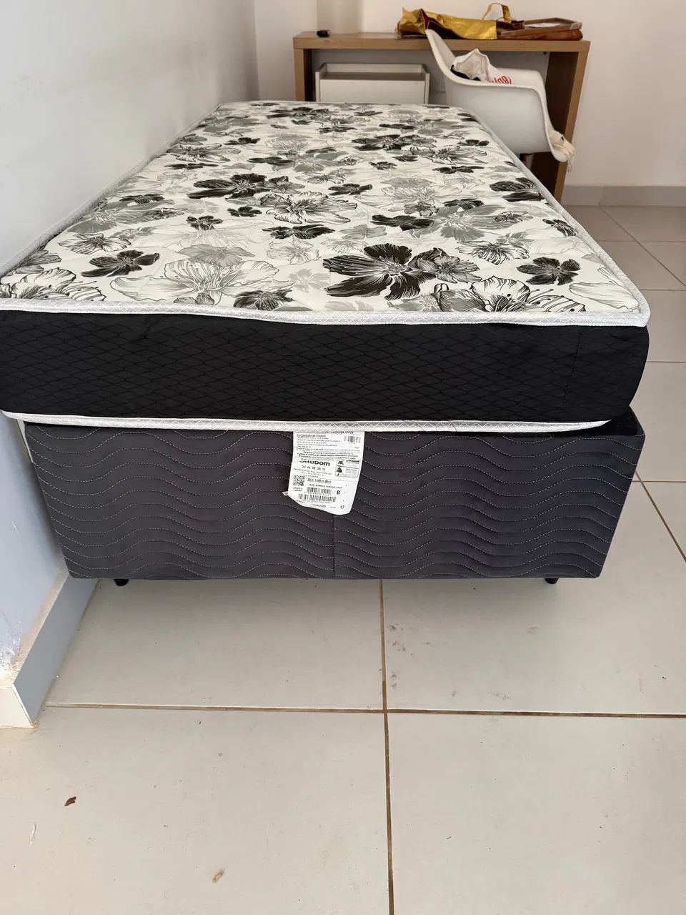 Cama box com colchão solteiro  - Foto 5