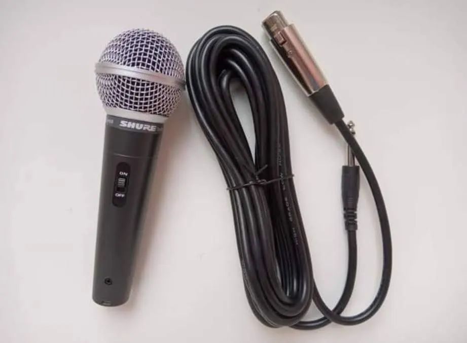 Microfone Shure Sm58 com cabo de 5m 
