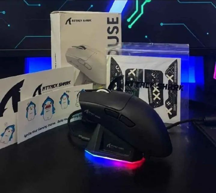 Mouse gamer Attack Shark X11 preto (Lacrado)