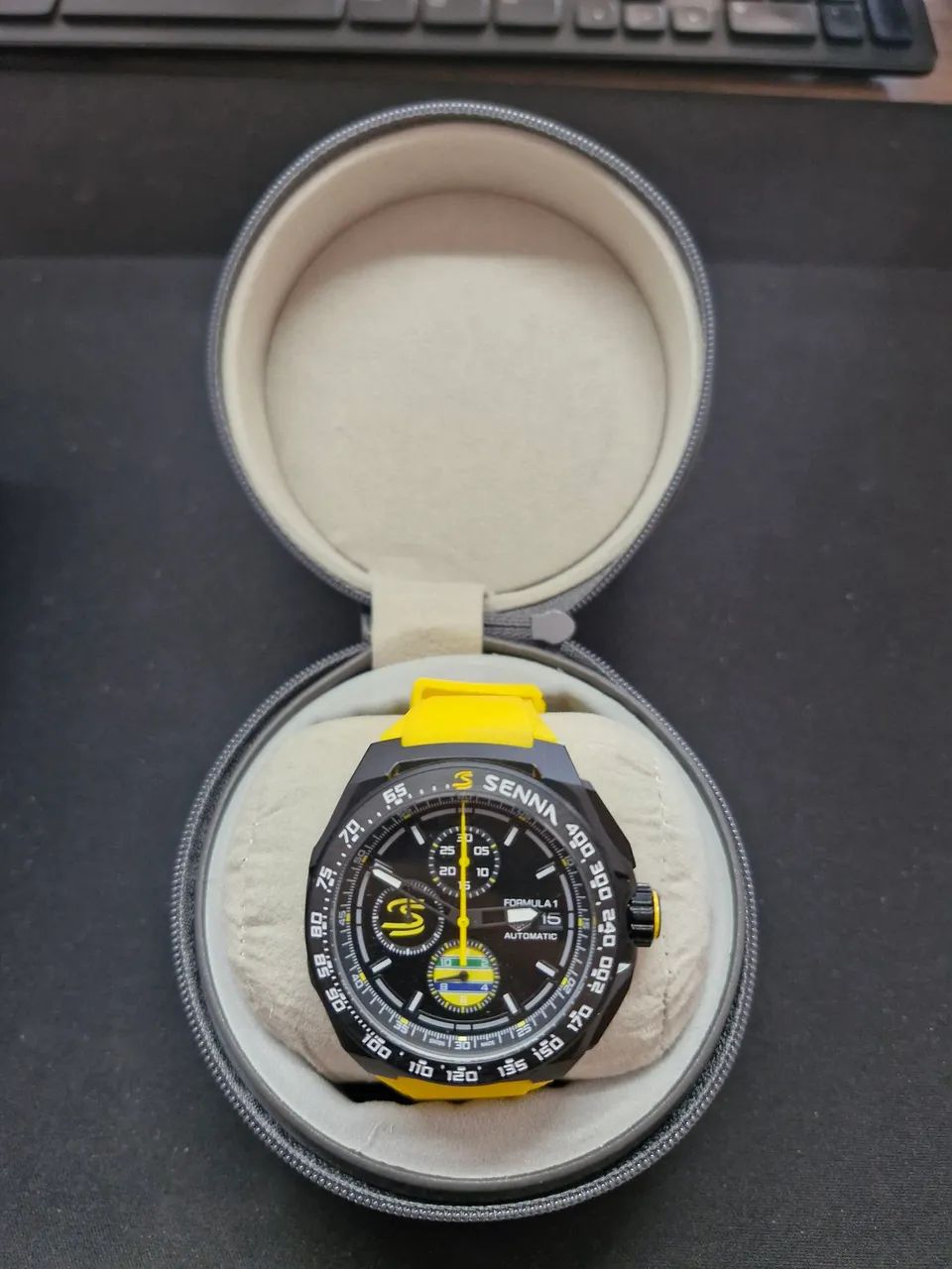 Relógio tag senna amarelo - Foto 3