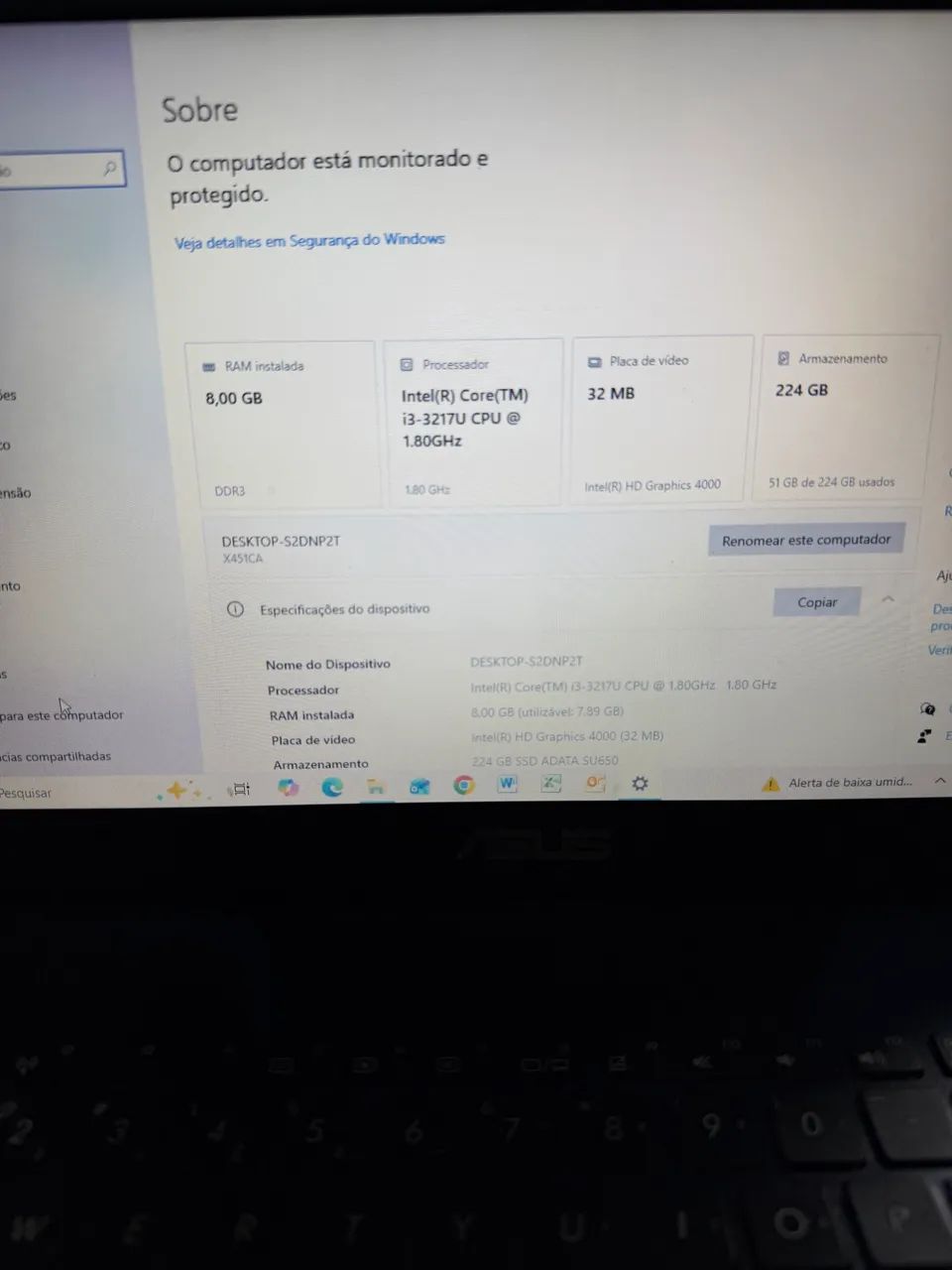 Notebook Core i3 8GB de RAM  e SSD 256GB - Foto 3