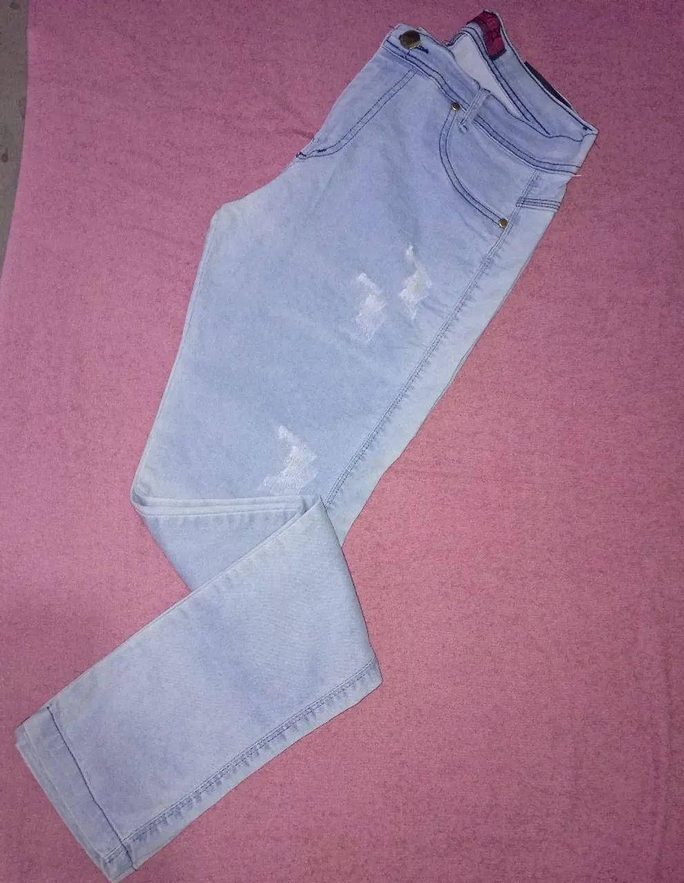 Calça Jeans feminina tamanho 46 - Foto 4