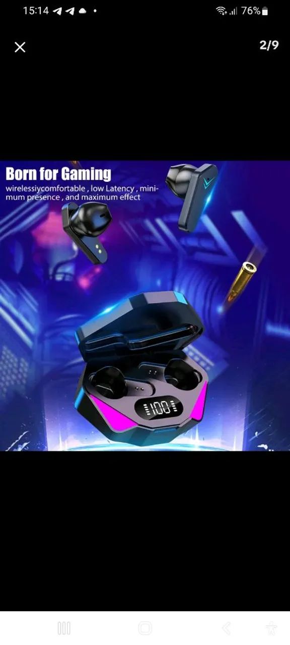 Fone Bluetooth gamer tws - Foto 5