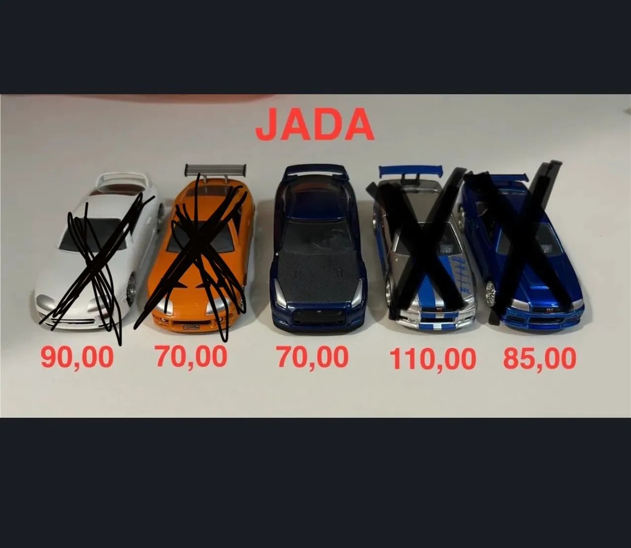 Velozes e furiosos Jada e Mattel 1:55 - Foto 5