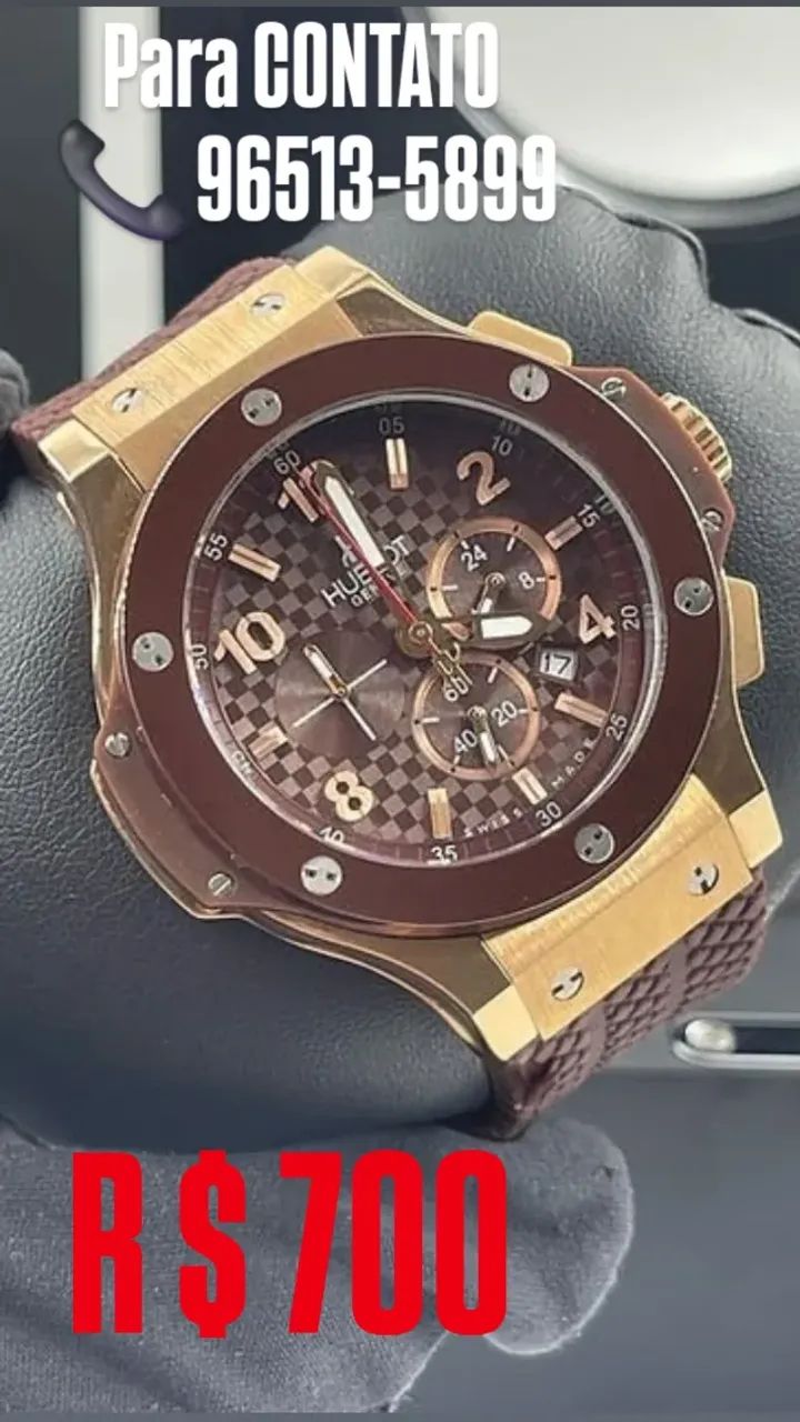 Relógio HUBLOT TUIGA MULTIFUNCIONAL ENTREGAMOS  - Foto 2
