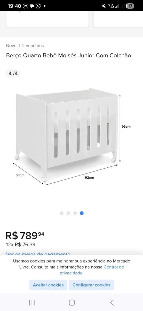 Mini berço 