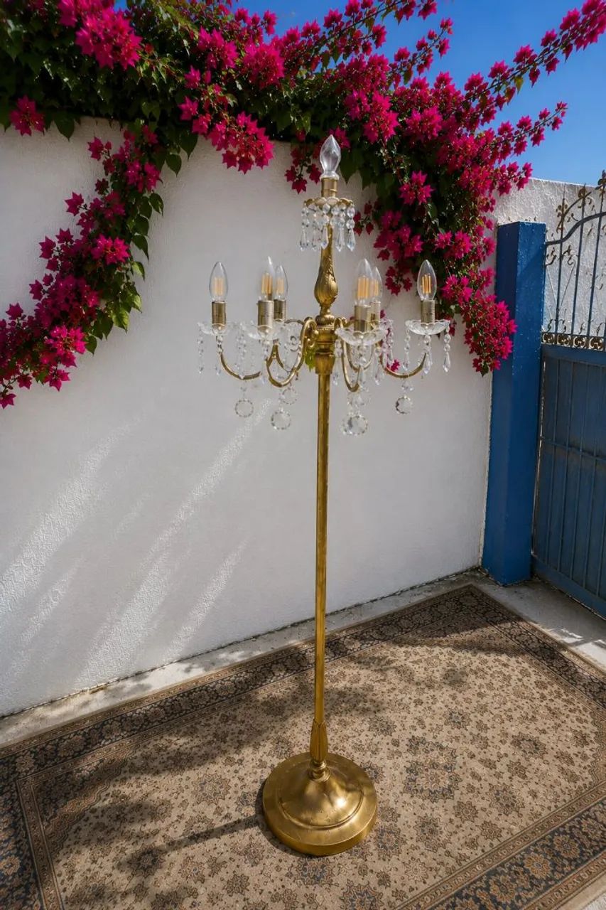 ABAJUR DE CHÃO CANDELABRO (PEÇA RARA) - Foto 2