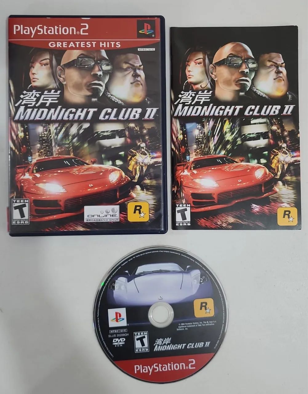 Mignight Club 2 - PS2