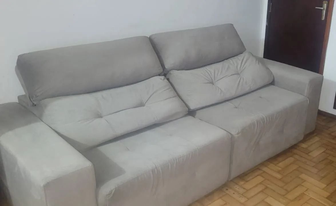 Sofá 2,5 metros retrátil e reclinável