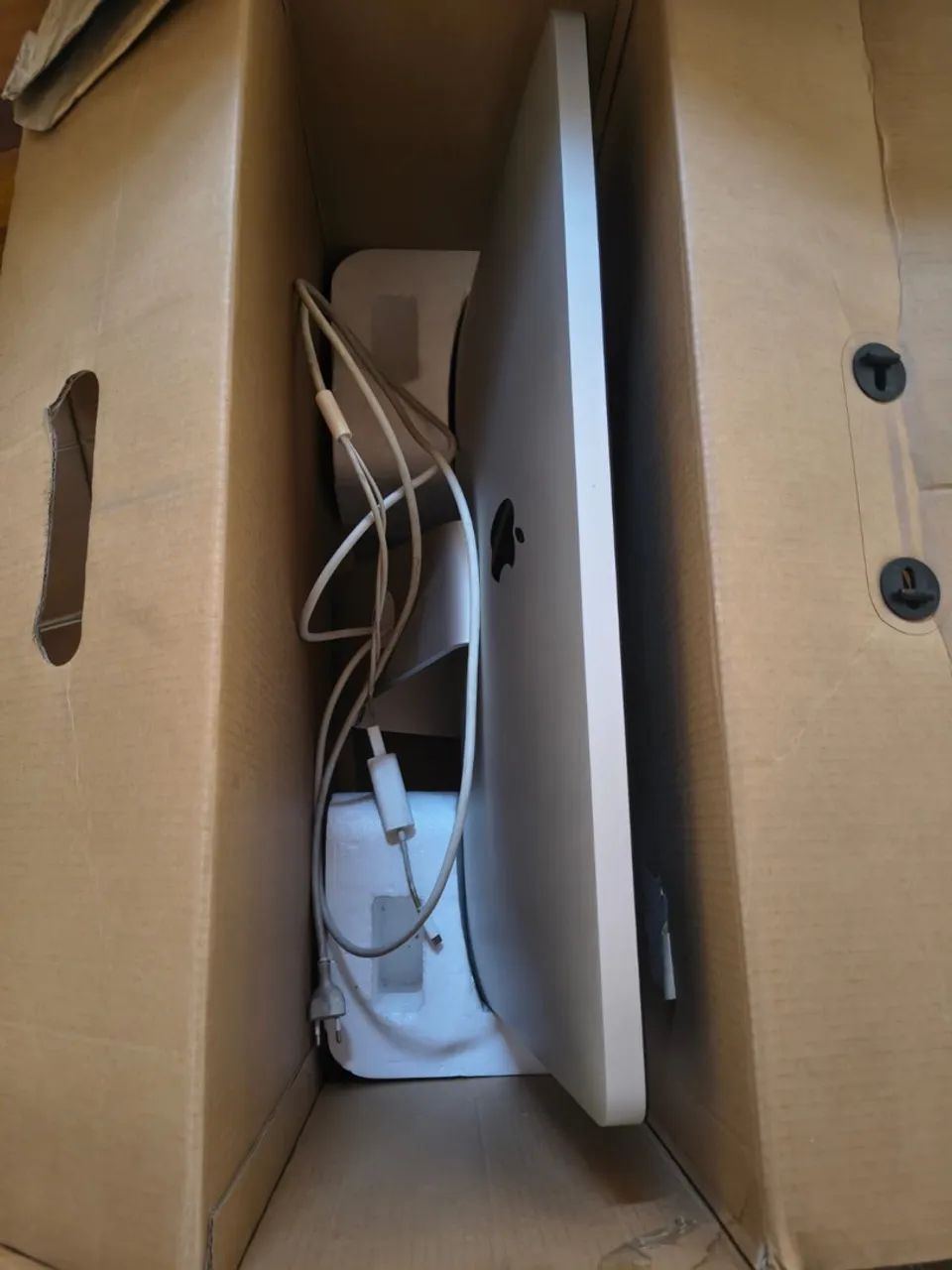 Monitor Apple Thunderbolt Display 27" com Adaptador USB-C + Caixa Original - Foto 4