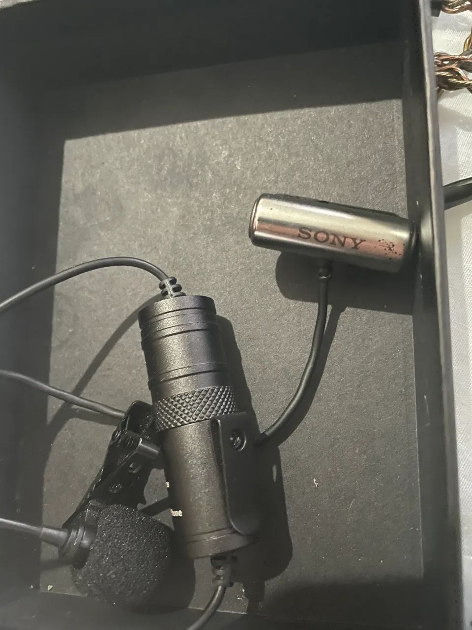 Microfone lapela Sony+boya