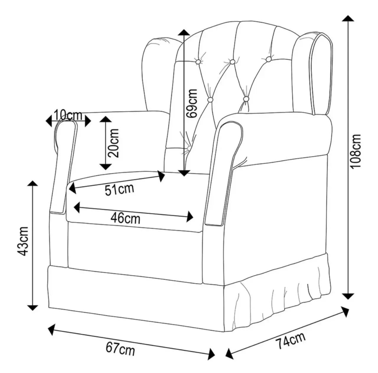 Cadeira de amamentação usada - Foto 3