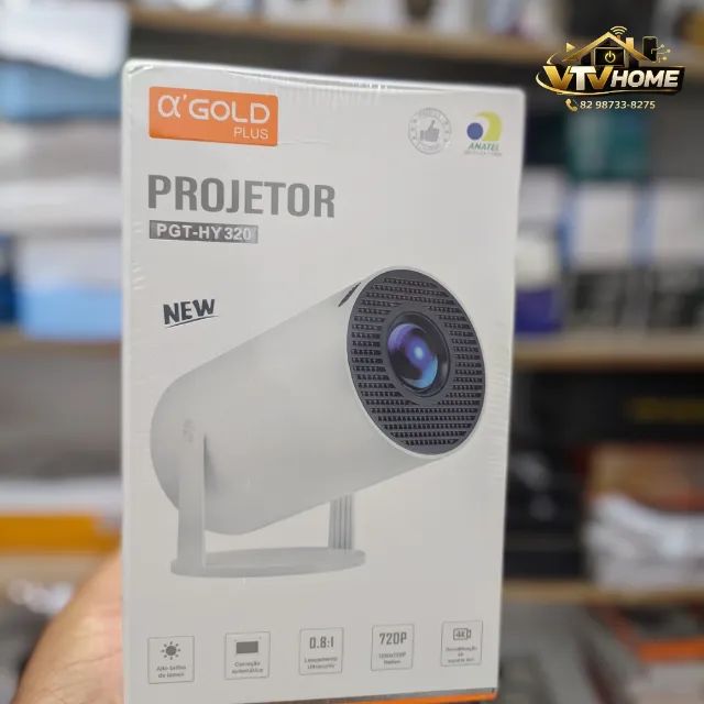 Projetor 4K Agold Plus Original + Entrega Grátis  - Foto 2