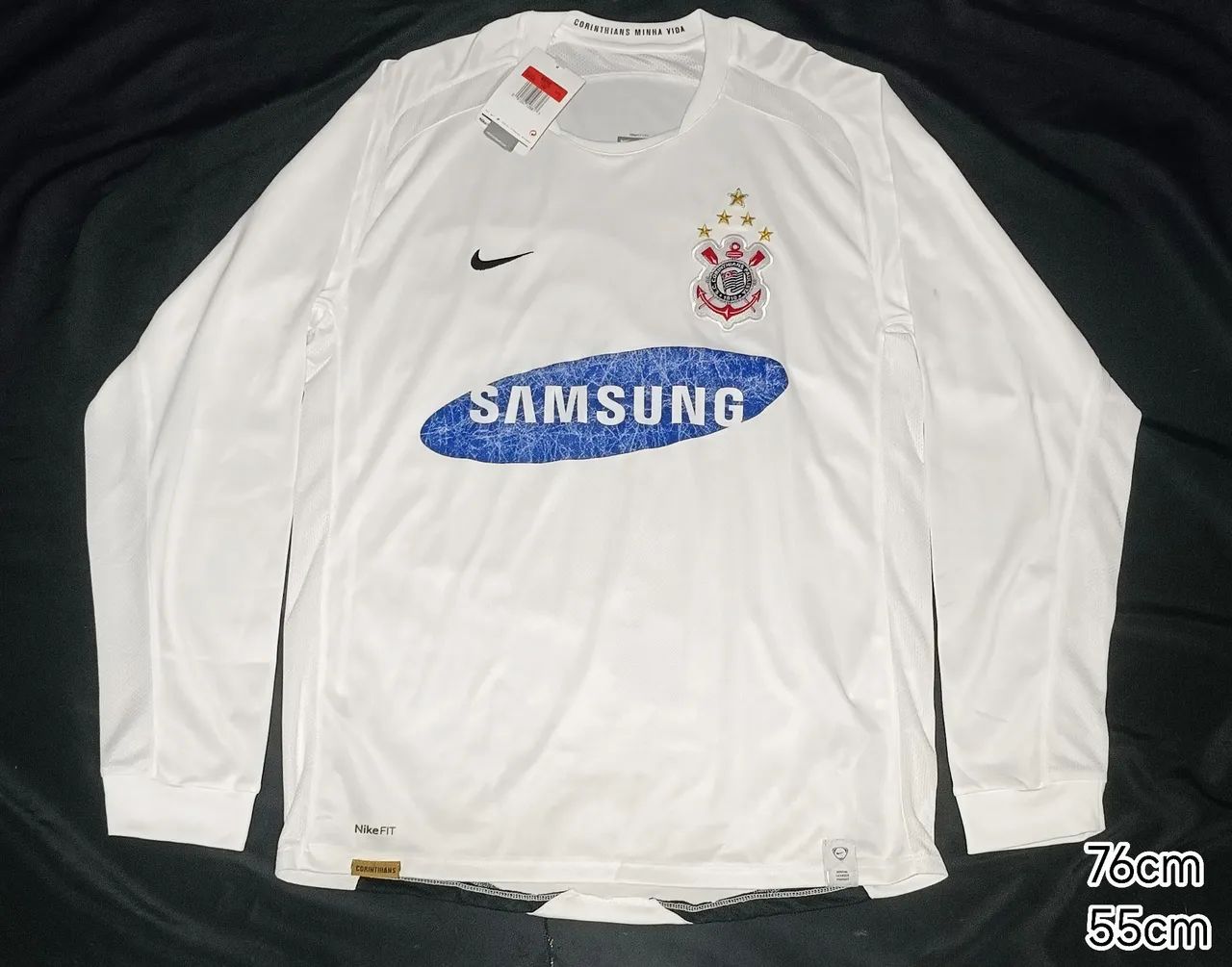 CAMISA CORINTHIANS 2007 MANGA LONGA 