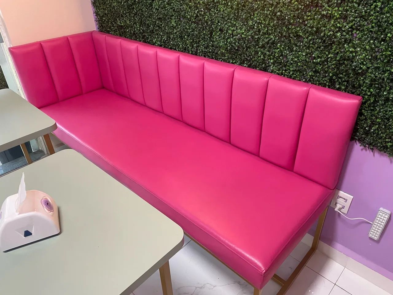 SOFÁ EM CORANO ROSA - Foto 2