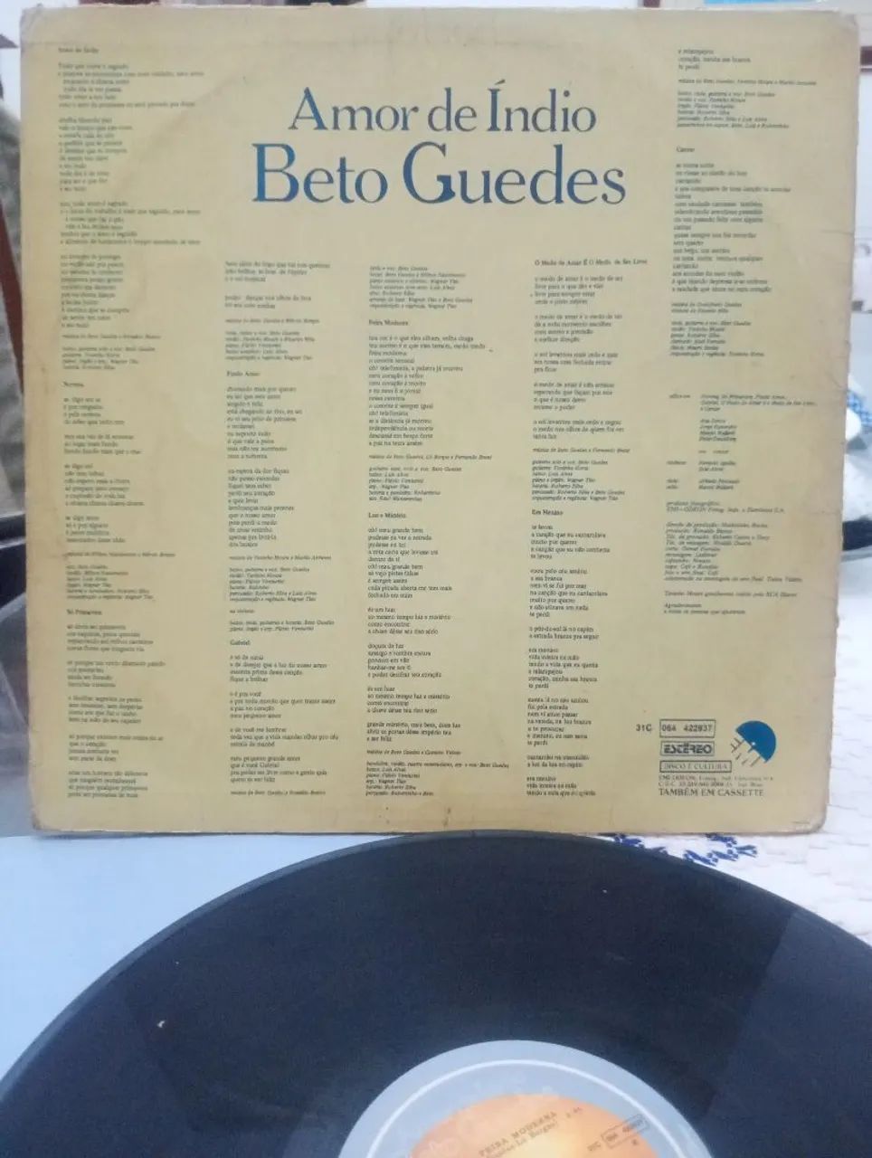LP Beto Guedes "Amor de índio" 1978 - Foto 4