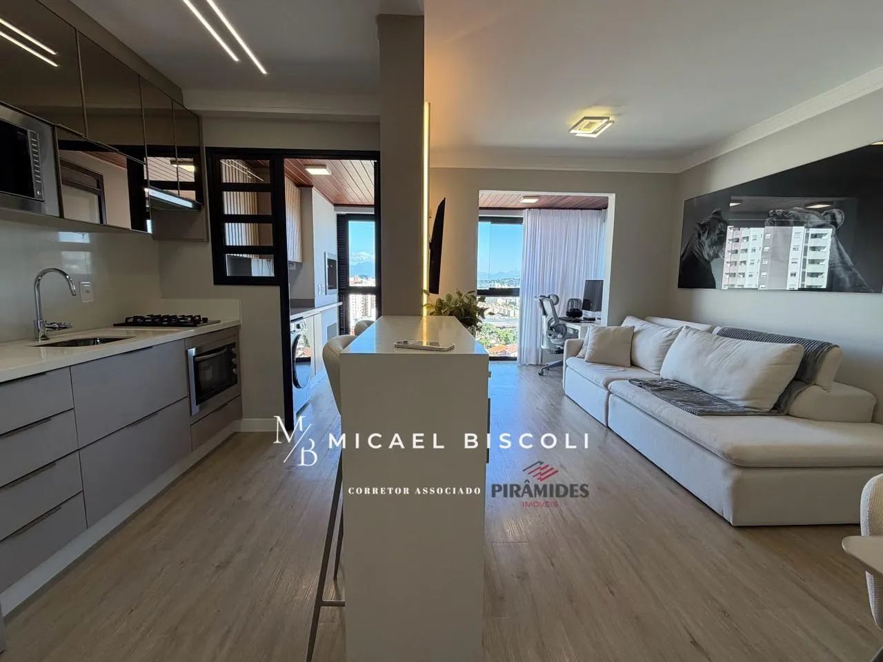 apartamento todo mobiliado e decorado em São José - Foto 2