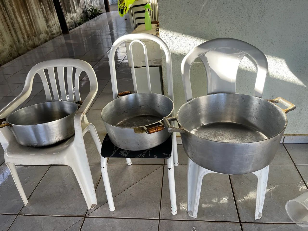 Kit panelas industriais de alumínio batido  - Foto 4