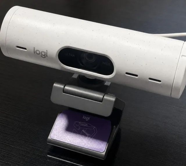 Webcam Full HD Logitech Brio 500 - Branco - Foto 2