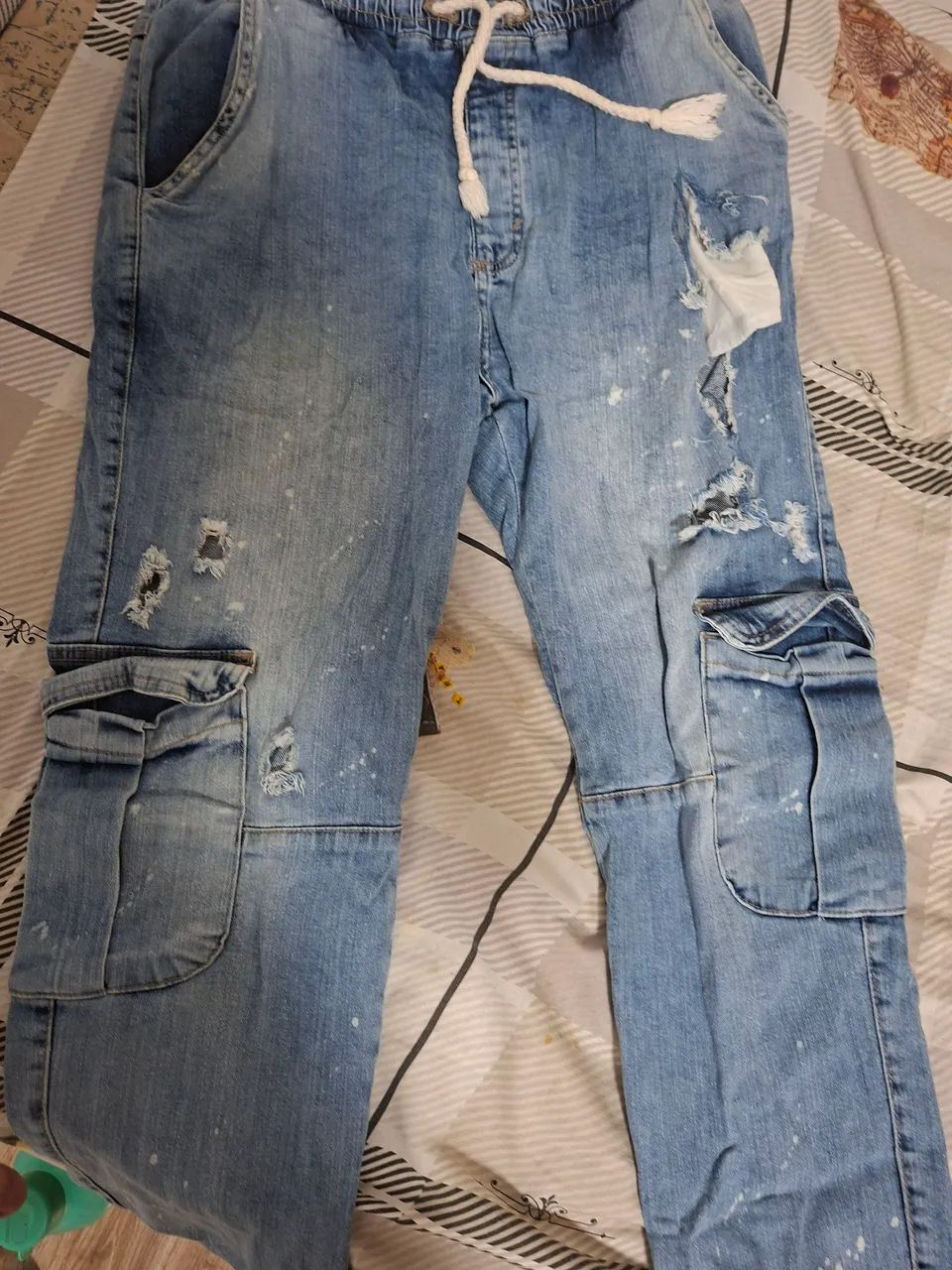 Calça Jeans Pra Sair Logo
